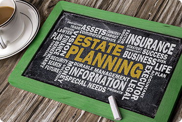 Infographic showing Estate Planning Concept